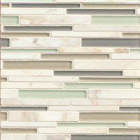 Glass linear Mosaics stone