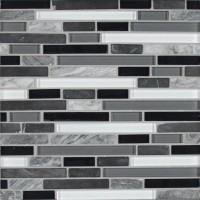 Glass linear Mosaics stone