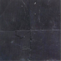 Indian Black Gauged Slate 12x12