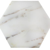 6x6 Hexagon Calacatta Marble Polished