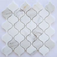Arabesque Lantern Calacatta Marble Polished Lantern