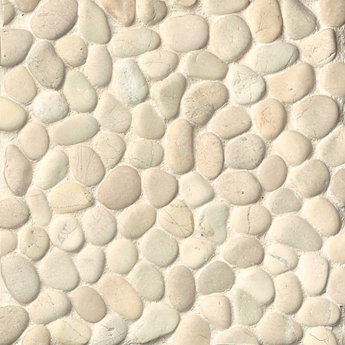 Creekside Bali White Pebbles Unglazed DECHEMUP-BW_1000