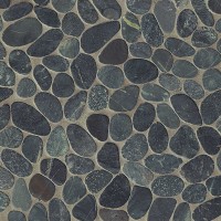 Pebble mosaic tiles
