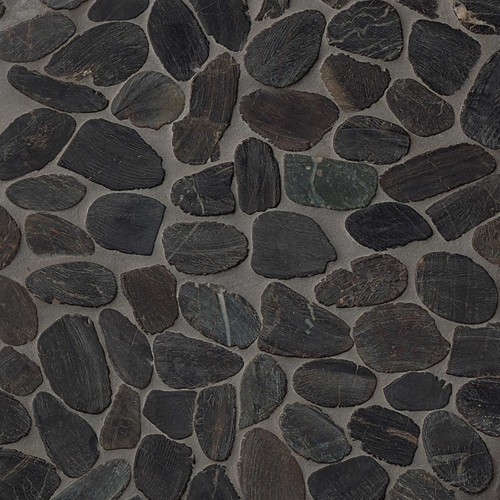 Creekside Panther Black Sliced Pebbles Polished DECHEMSP-PB_1000