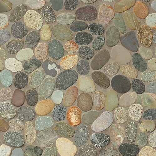 Creekside Riverbed Sliced Unglazed Pebbles DECHEMUSP-RB_1000