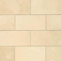 crema marfil select polished 3x6