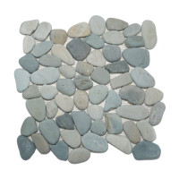 Flores Green Pebble Mosaic Tiles