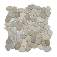 Golden Pebble Mosaics Tiles