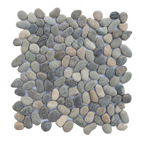 multicolor mini pebble mosaics