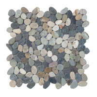 multicolor Sliced Mini small pebble mosaics