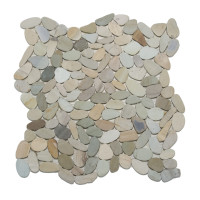 Golden Sliced Mini small pebble mosaics