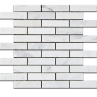 1x4 Polished Ocean White Marble