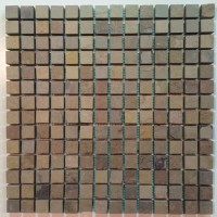 Indian Autumn 1x1 Slate Mosaics