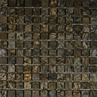 Gold Green 1x1 Slate Mosaics