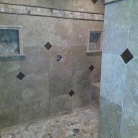 Tropical Brown Honed Travertine 18x18