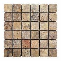 Volcano Tumbled 2x2 Travertine